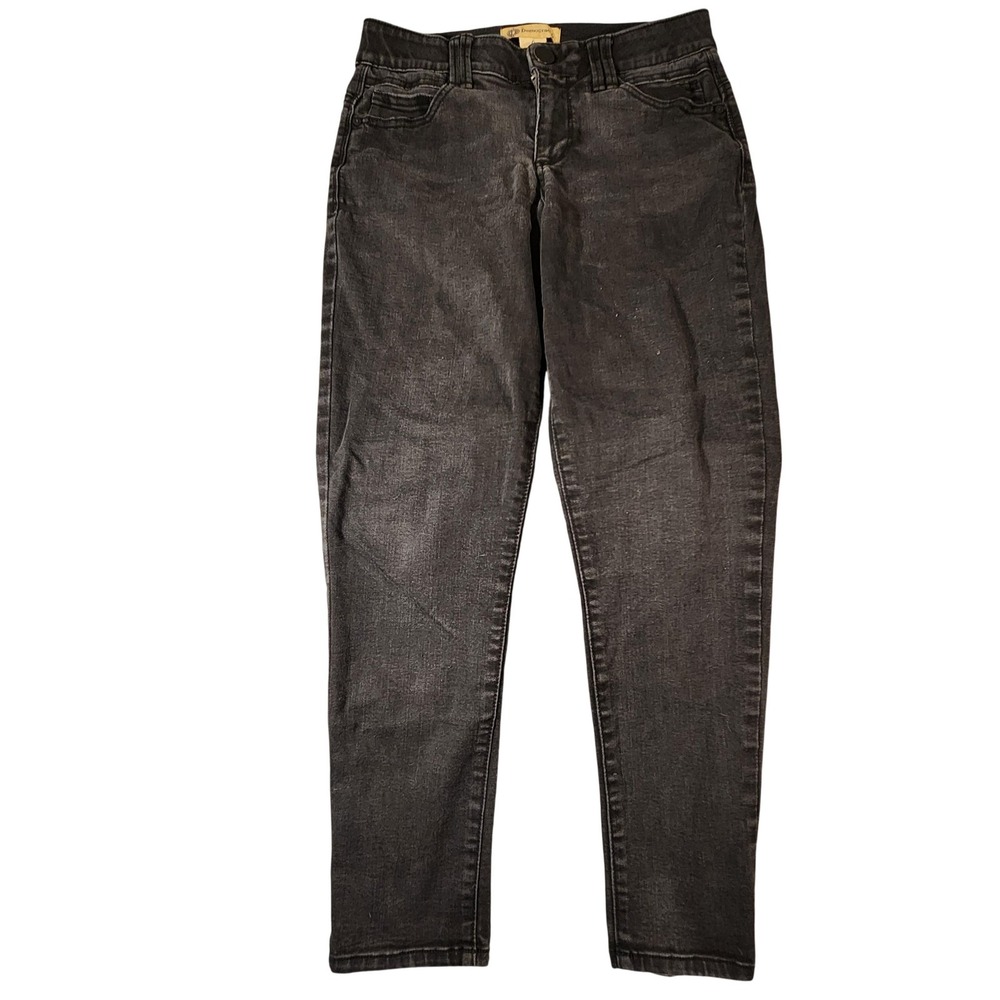 Democracy Jeans Womens 6 Black Ab‎ Technology Stretch Skinny Denim Jeggings